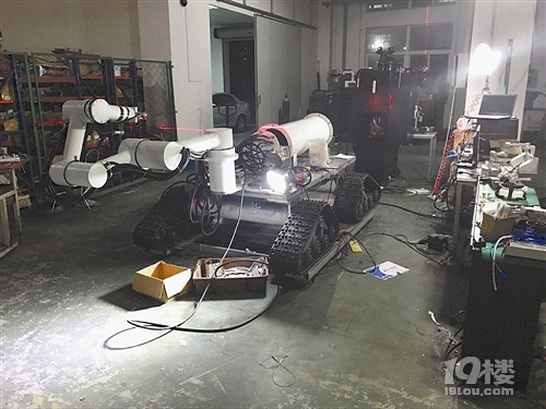 烟台成功研发防爆消防机器人属山东省内首台(图1)